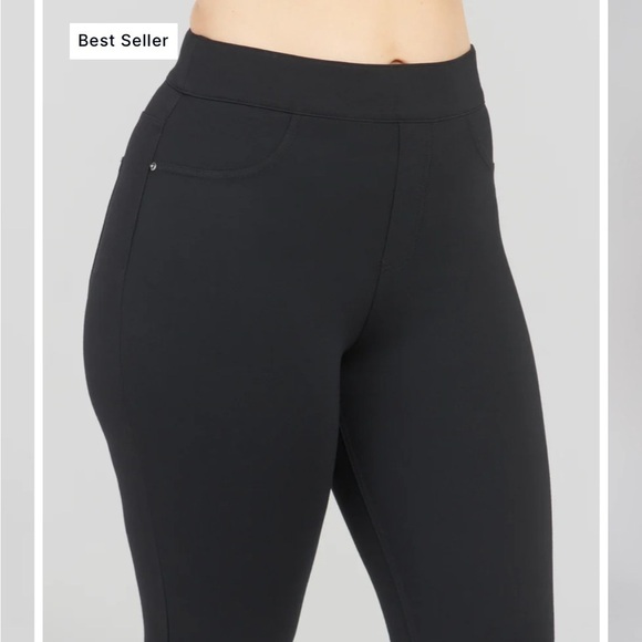 Spanx The Perfect Pant Ponte Ankle 4-Pocket Black - Picture 3 of 16